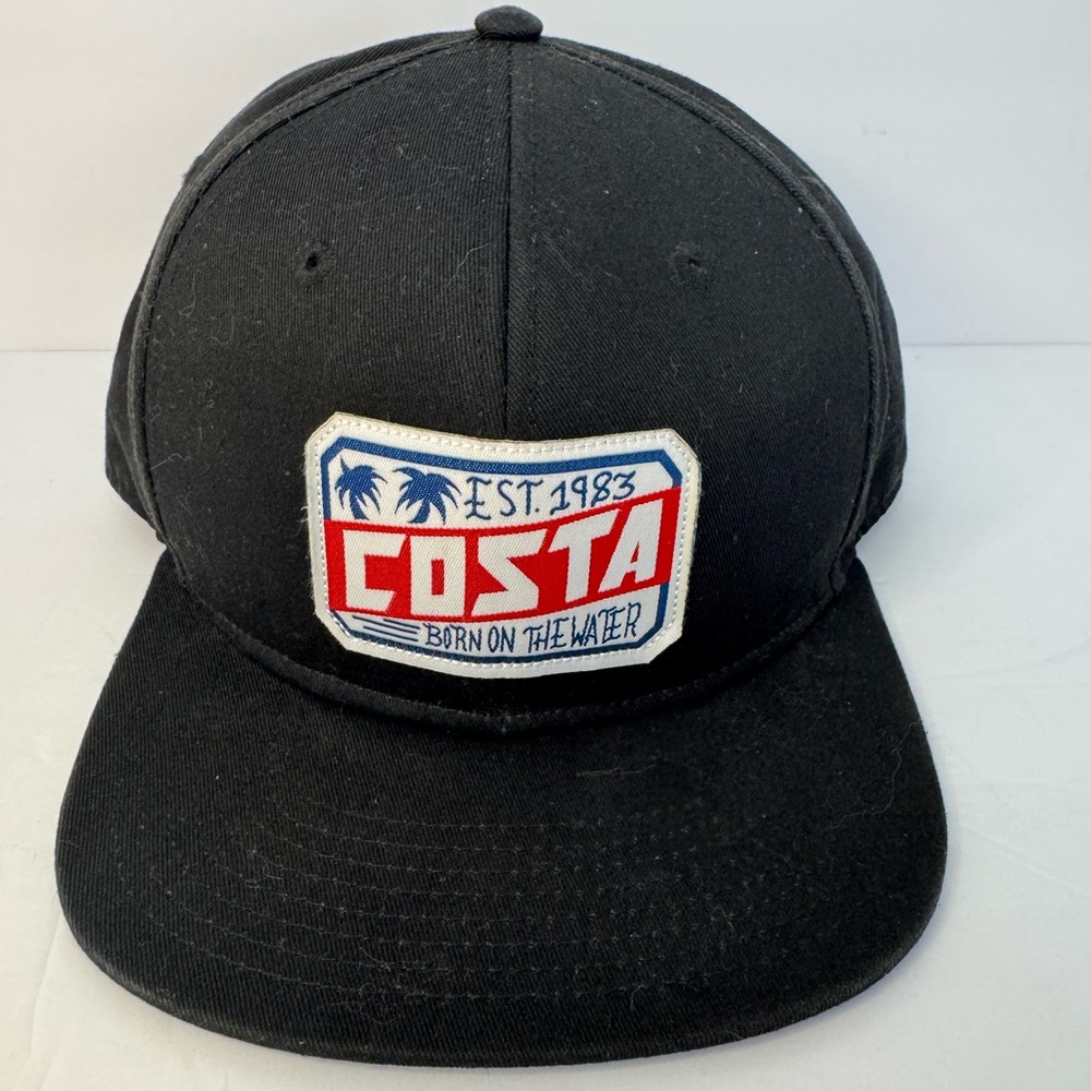 Costa Est 1983 Ball Cap Hat Born On The Water Patch Logo Black Snapback Men New